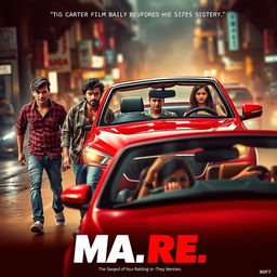 A cinematic action thriller film poster titled 'MA