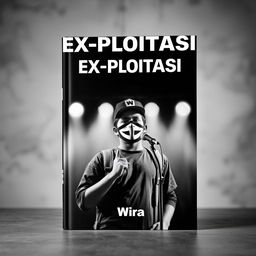 A striking book cover for the title 'Mahasiswa Ex-Ploitasi' by author Wira