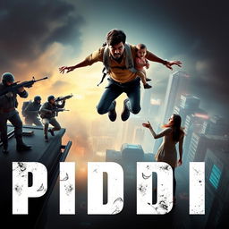 A cinematic action suspense thriller sci-fi film poster titled 'PIDDI'