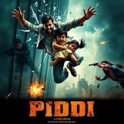 A dramatic and intense cinematic action thriller film poster titled 'PIDDI'