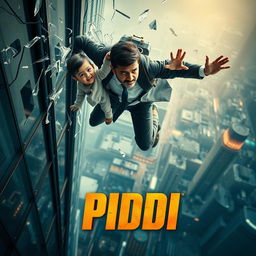 A thrilling cinematic action film poster titled 'PIDDI'