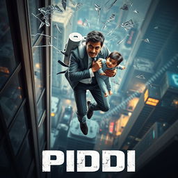 A thrilling cinematic action film poster titled 'PIDDI'