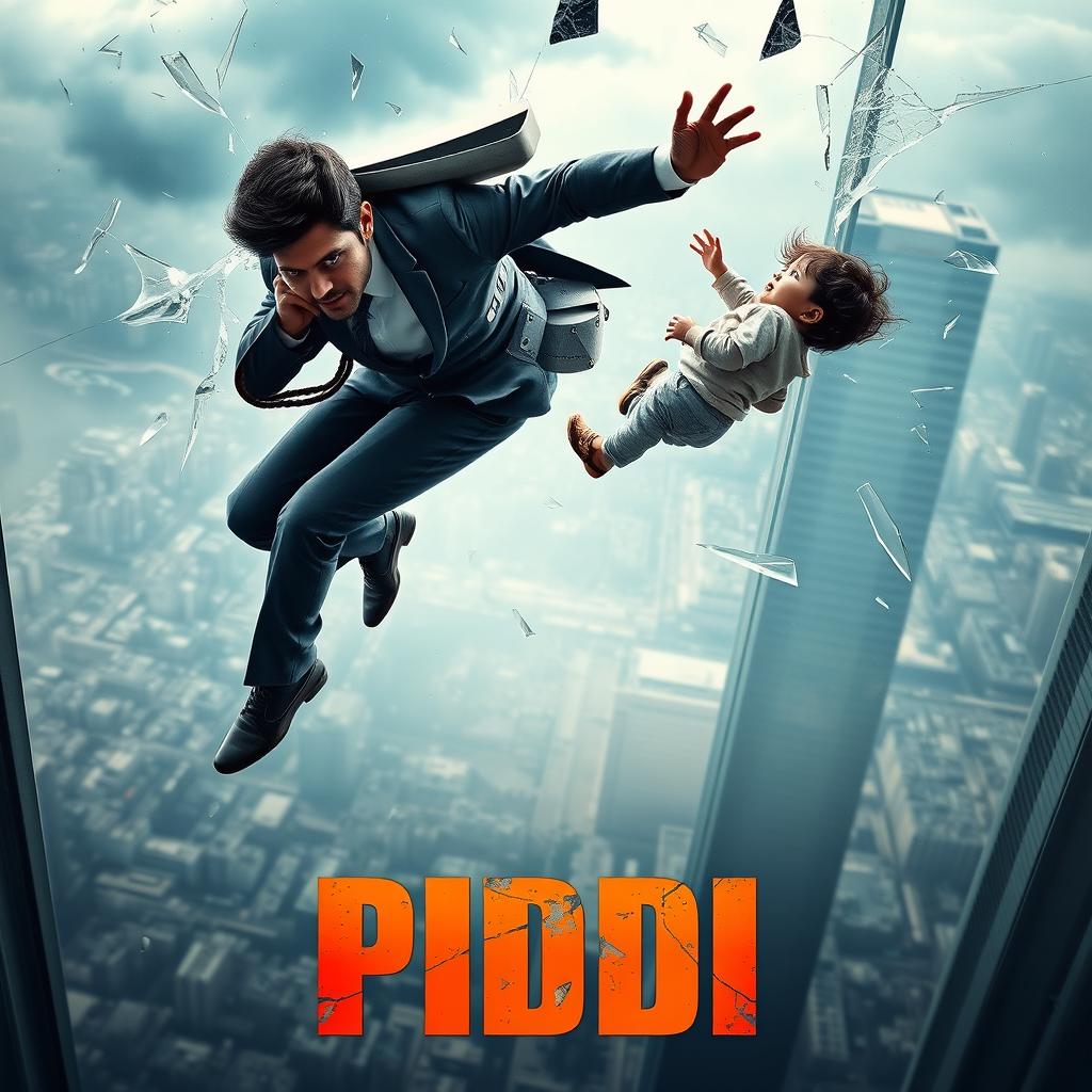 An electrifying cinematic action thriller film poster titled 'PIDDI'