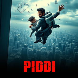 A dramatic cinematic action thriller film poster titled 'PIDDI'