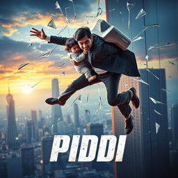 An action-packed cinematic film poster titled 'PIDDI'