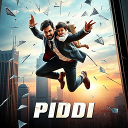 An action-packed cinematic film poster titled 'PIDDI'