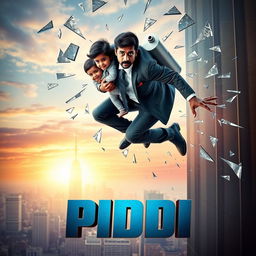 An action-packed cinematic film poster titled 'PIDDI'