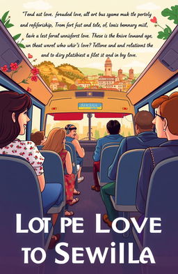 A romantic novel featuring multiple love stories unfolding on a bus journey from Ferrol to Sevilla