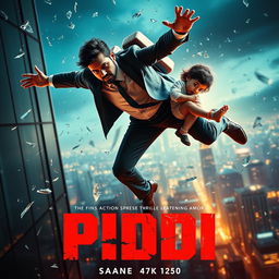 A cinematic action suspense thriller film poster titled 'PIDDI'