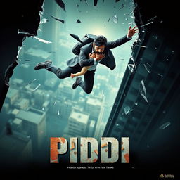 A cinematic action suspense thriller film poster for a movie titled 'PIDDI'