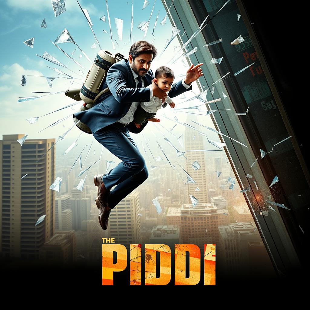 A cinematic action suspense thriller film poster titled 'PIDDI'