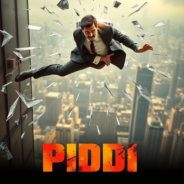 A cinematic action suspense thriller film poster titled 'PIDDI'