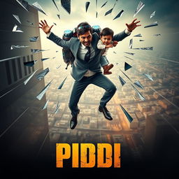 A thrilling cinematic action suspense film poster titled 'PIDDI'