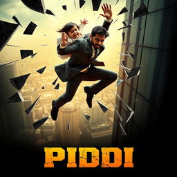 A thrilling cinematic action suspense film poster titled 'PIDDI'