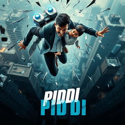 An electrifying cinematic action suspense thriller film poster named 'PIDDI'