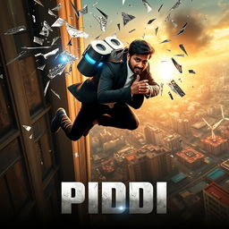 An electrifying cinematic action suspense thriller film poster named 'PIDDI'