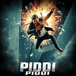 An electrifying cinematic action suspense thriller film poster titled 'PIDDI'