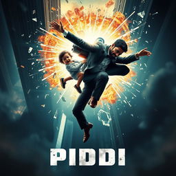 An electrifying cinematic action suspense thriller film poster titled 'PIDDI'