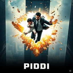 An electrifying cinematic action suspense thriller film poster titled 'PIDDI'