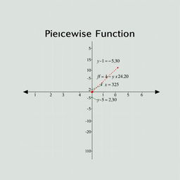 A mathematical illustration depicting the continuity of a piecewise function