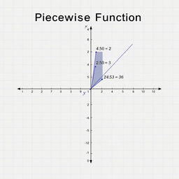 A mathematical illustration depicting the continuity of a piecewise function