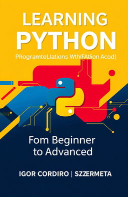 A book cover for 'Learning Python From Beginner to Advanced' by Igor Cordeiro Szeremeta, focused on the theme of intellectual growth in programming