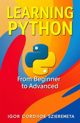 A book cover for 'Learning Python From Beginner to Advanced' by Igor Cordeiro Szeremeta, focused on the theme of intellectual growth in programming