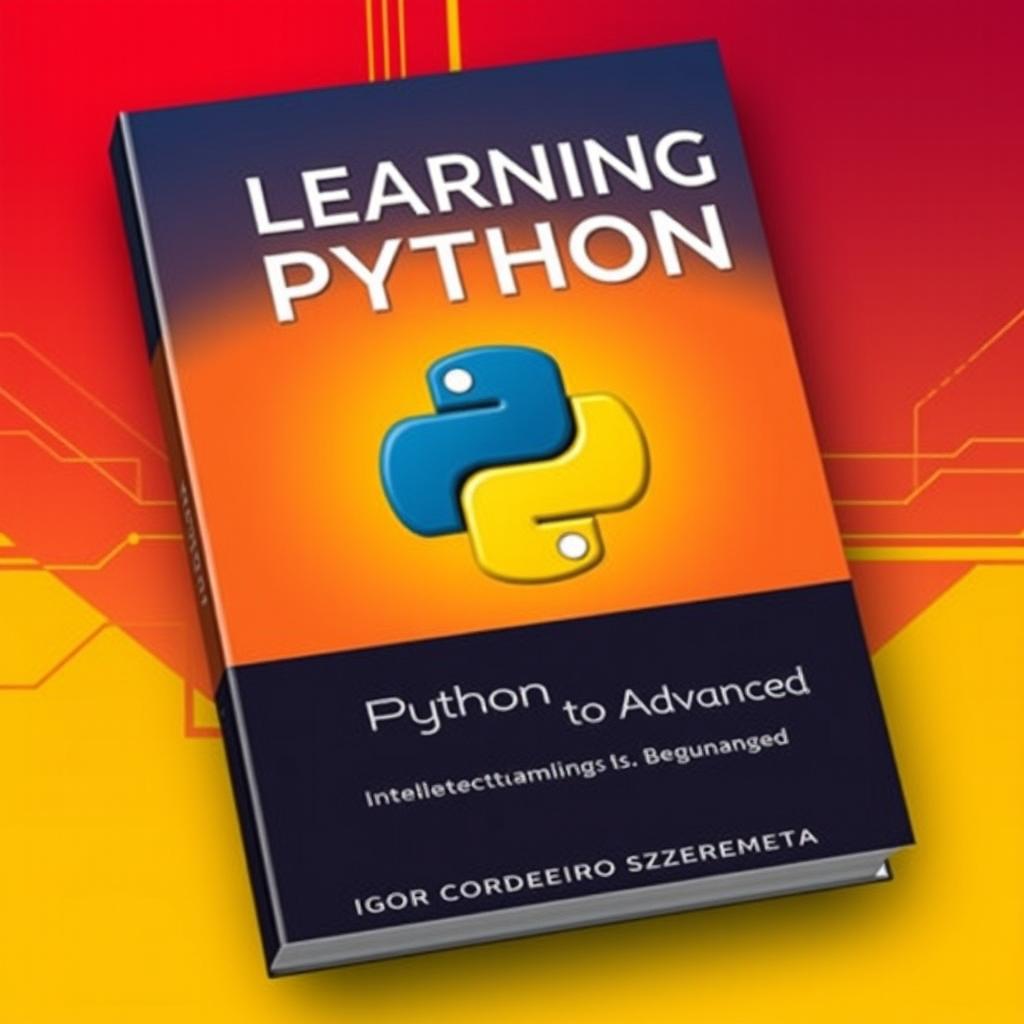 A book cover for 'Learning Python From Beginner to Advanced' by Igor Cordeiro Szeremeta, focused on the theme of intellectual growth in programming