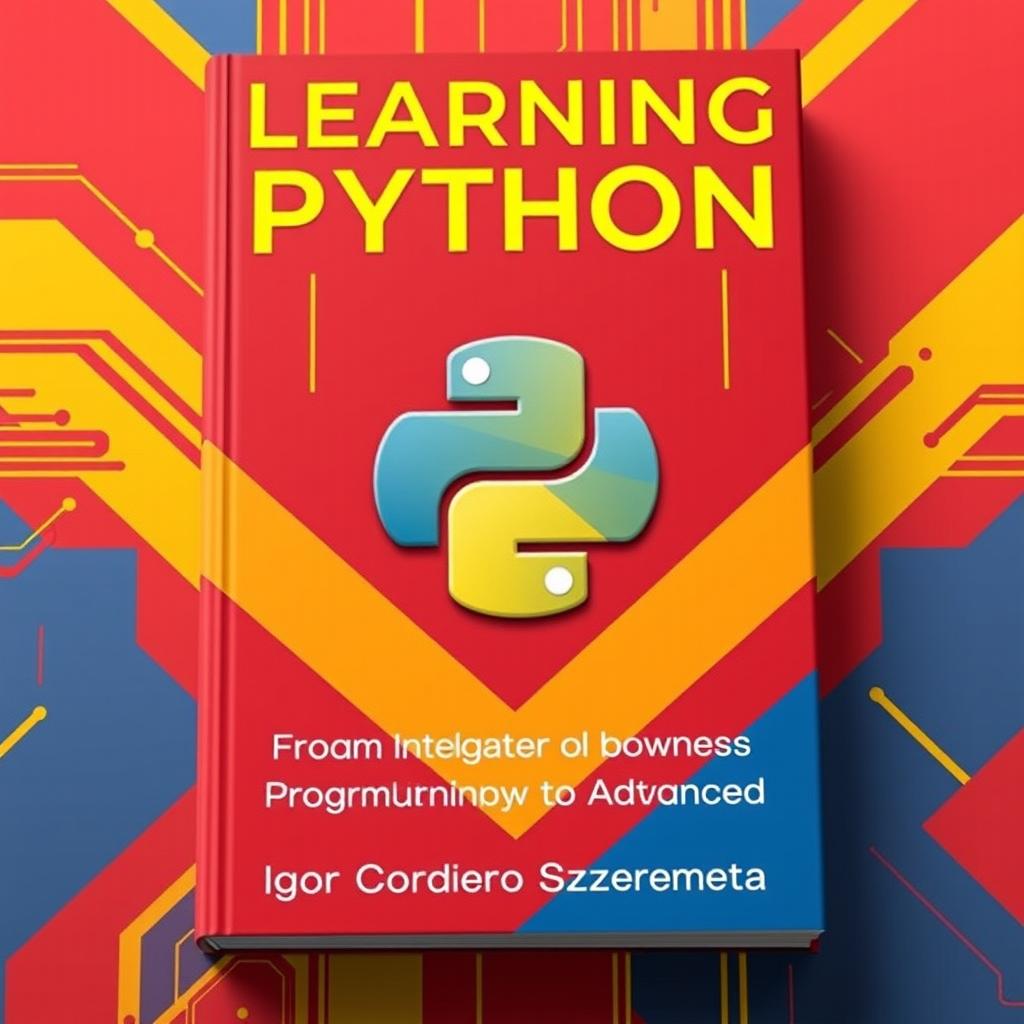 A book cover for 'Learning Python From Beginner to Advanced' by Igor Cordeiro Szeremeta, focused on the theme of intellectual growth in programming