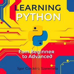 A book cover for 'Learning Python From Beginner to Advanced' by Igor Cordeiro Szeremeta, focused on the theme of intellectual growth in programming