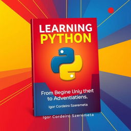 A book cover for 'Learning Python From Beginner to Advanced' by Igor Cordeiro Szeremeta, focused on the theme of intellectual growth in programming