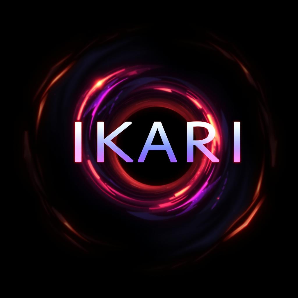 An anime-style Discord banner featuring the text 'IKARI' prominently displayed