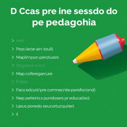 Dicas práticas e eficazes para ter sucesso no curso de pedagogia, como: 1