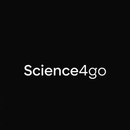 A minimalistic logo design for 'Science4go', focusing on simplicity and clean lines