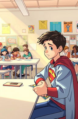 An imaginative reinterpretation of a young boy's journey from being celebrated as a hero to facing the reality of being a zero in middle school