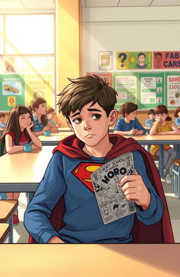 An imaginative reinterpretation of a young boy's journey from being celebrated as a hero to facing the reality of being a zero in middle school