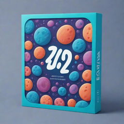 Create a Gen Z style game box design encompassing dynamic visuals of cells, mitosis, and bacteria. The design should have a modernist appeal with the title being bold and appealing to the Gen Z audience.