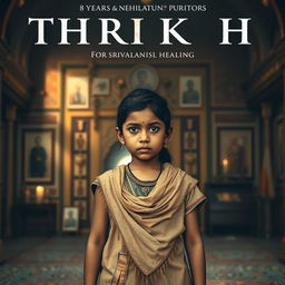 A dramatic movie poster depicting an 8-year-old Indian girl standing inside a gurdwara, symbolizing resilience and hope following the 1984 Sikh riots