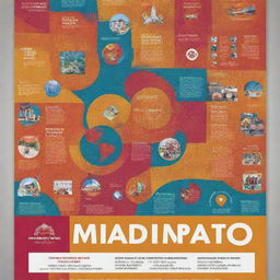 Generate a conceptual and vibrant university poster. The design must embody Mindanao State University's vision and mission, highlighting its pivotal role in leading societal transformation and adaptability in a fast-paced world.