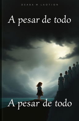 A book cover titled "A pesar de todo", featuring a girl with long brown hair and brown eyes gazing into the distance