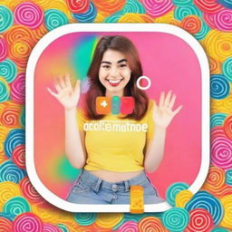 Edit the animated Instagram profile picture to feature more vivid colors, lively graphics, and dynamic motion.