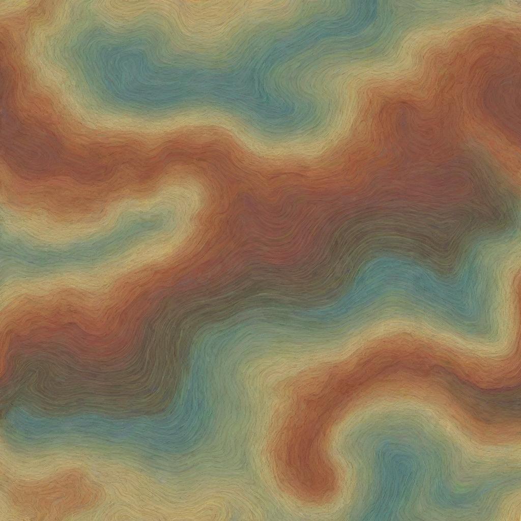 Topographic map in vector format with contour lines, geological features, and a blend of earthy colors.