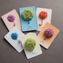 Create unique card game characters based on bacteria forms: a spherical Cocci, a rod-shaped Bacilli, a spiral Spirilla, a comma-shaped Vibrios, and a corkscrew Spirochaetes. Each should be visually distinctive, capturing the basic shape and concept of each bacteria in an engaging way.