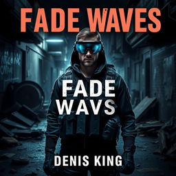 An engaging book cover for 'Fade Waves,' designed to capture the essence of a survival game within the fantasy action genre