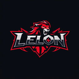 A striking logo for an empire named 'León', designed in a bold gamer style