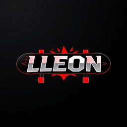 A vibrant logo for an empire named 'León', designed in a bold gamer style