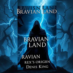 A captivating book cover for 'BRAVIAN LAND' by Denis King