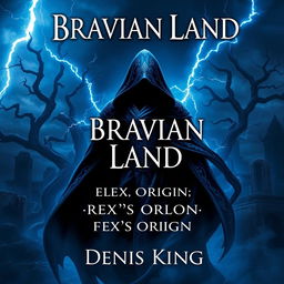 A captivating book cover for 'BRAVIAN LAND' by Denis King