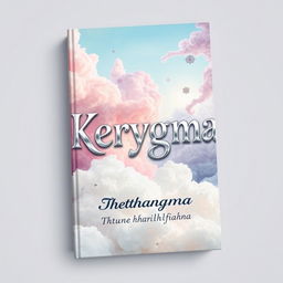 A distinctive and imaginative book cover design for the title 'Kerygma' and the subtitle 'Thuthlung thar hrilhfiahna'