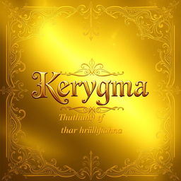 A stunning and original book cover design for 'Kerygma' with the subtitle 'Thuthlung thar hrilhfiahna'